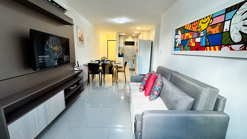 Lindo apartamento no Cayenne Cabo Branco #HS02I